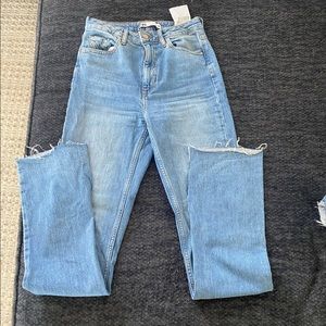 ZARA HIGH WAISTED JEANS SIZE USA 2 L 30